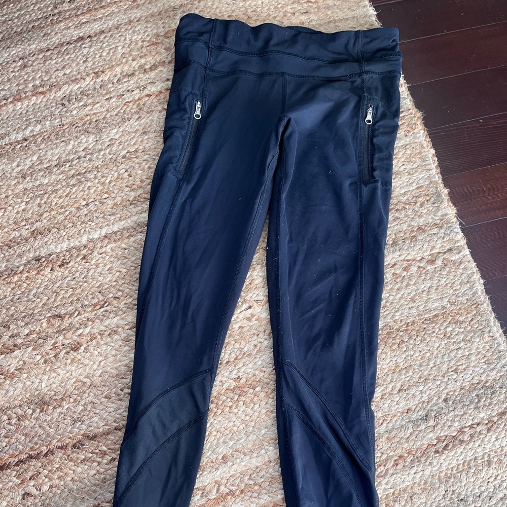 Lululemon Yoga Pants with Mesh Inset